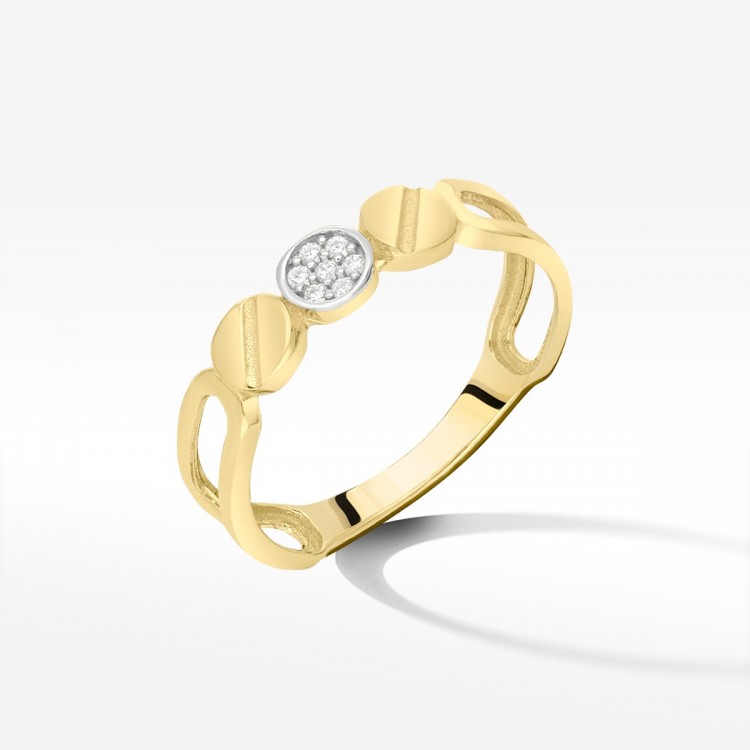 Pierścionek z cyrkoniami