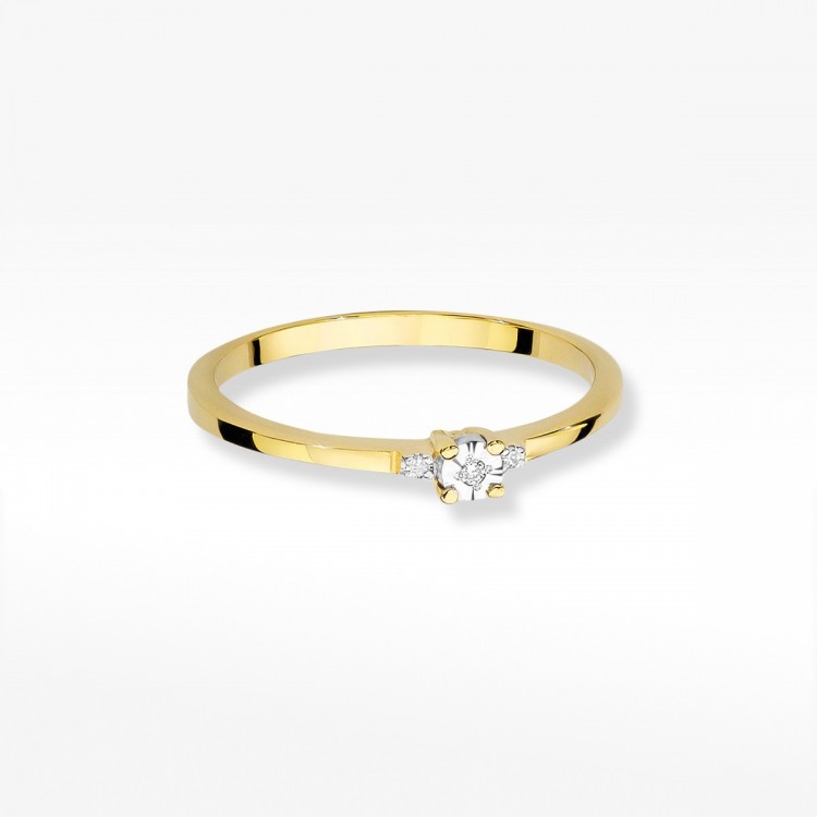 Pierścionek z diamentami