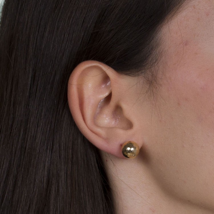 Kolczyki ze złota kulki