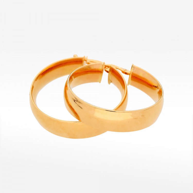 Kolczyki ze złota 3,0cm koła