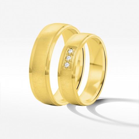 Obrączki ślubne z żółtego złota 5.5mm