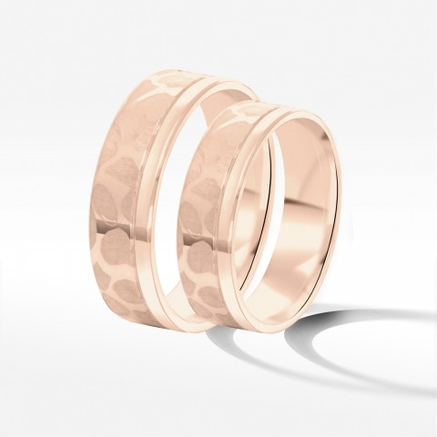 Obrączki ślubne z różowego złota 5.5mm