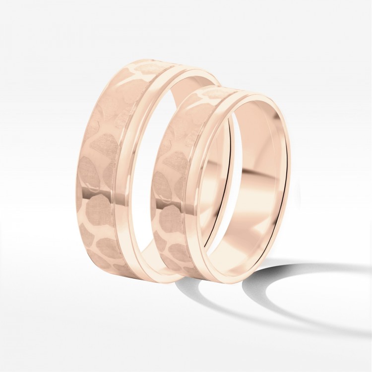 Obrączki ślubne z różowego złota 5.5mm
