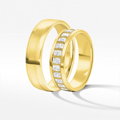 Obrączki ślubne z żółtego złota 5.5mm