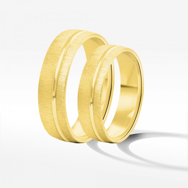 Obrączki ślubne z żółtego złota 5.5mm