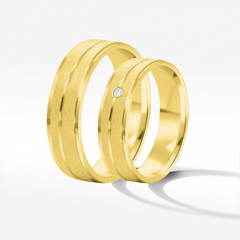 Obrączki ślubne z żółtego złota 5.5mm