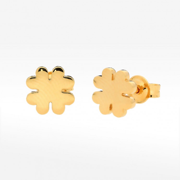 Kolczyki ze złota koniczyna