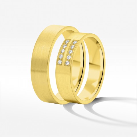 Obrączki ślubne 5mm płaskie