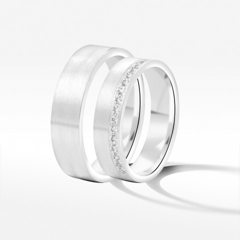 Obrączki ślubne 5mm płaskie