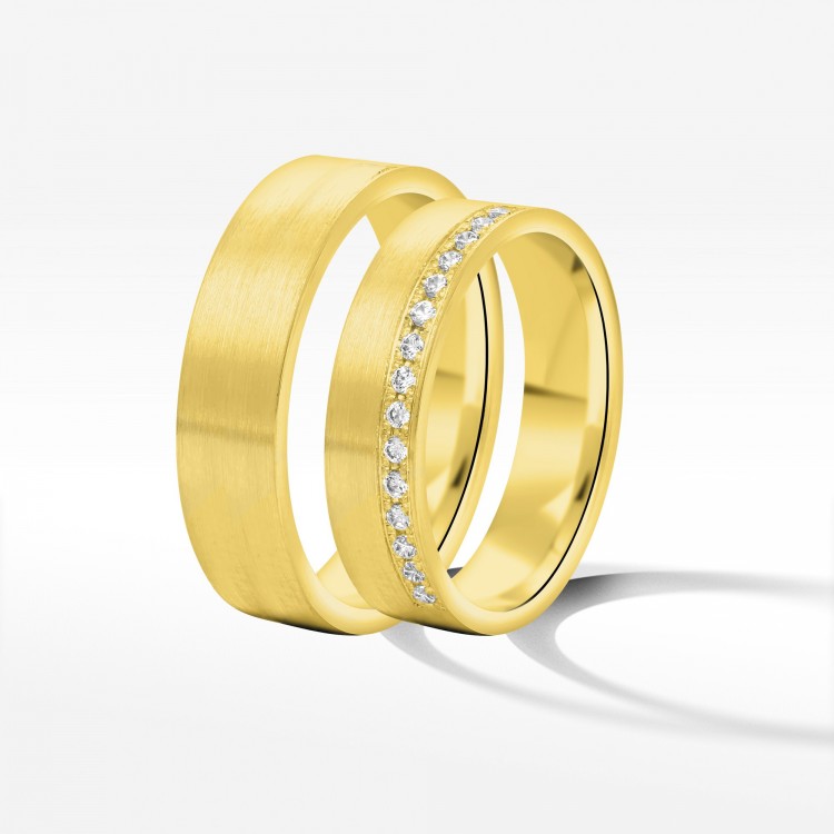 Obrączki ślubne 5mm płaskie