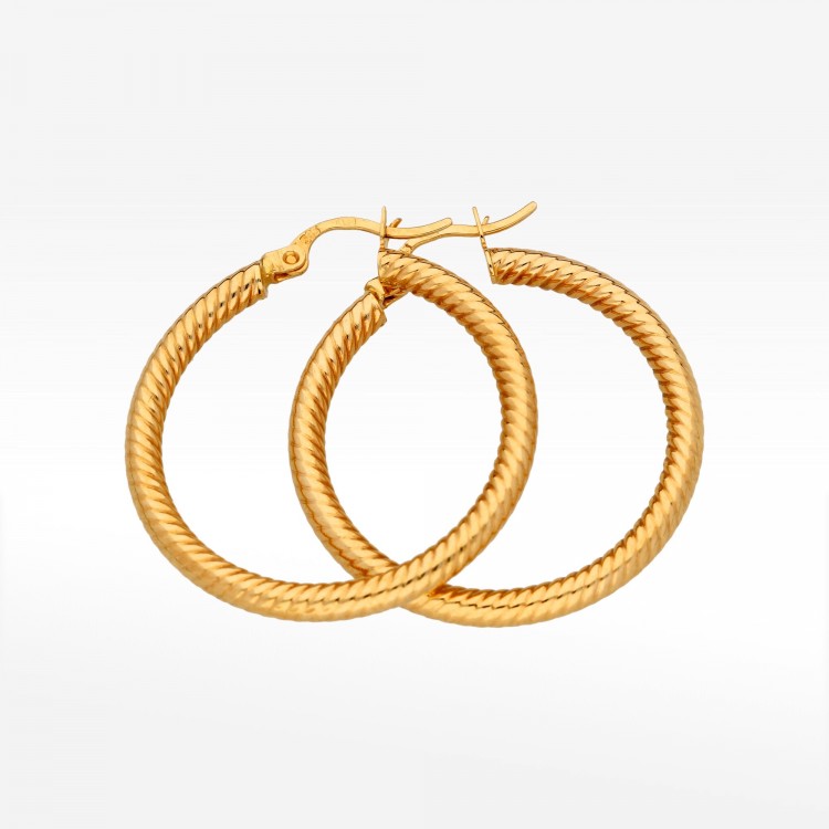 Kolczyki ze złota 3.3cm koła