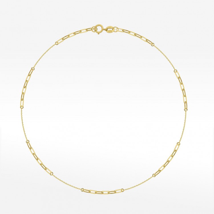 Naszyjnik ze złota ze złota 50cm