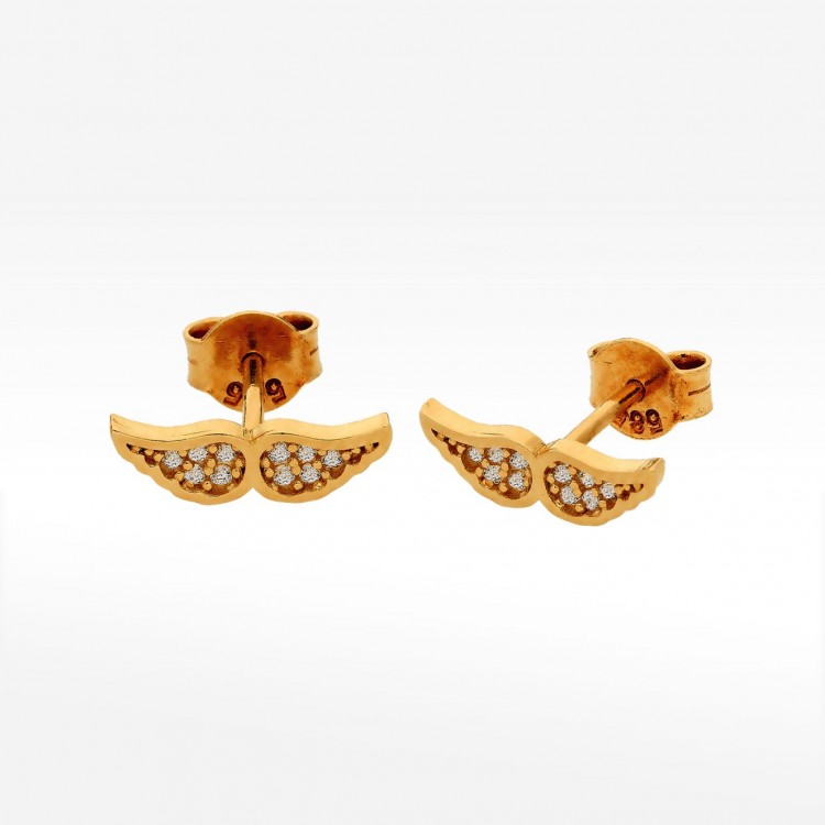 Kolczyki ze złota skrzydła