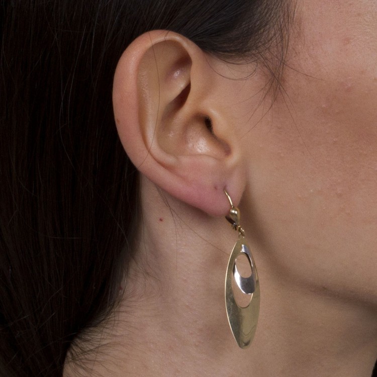 Kolczyki ze złota wiszące