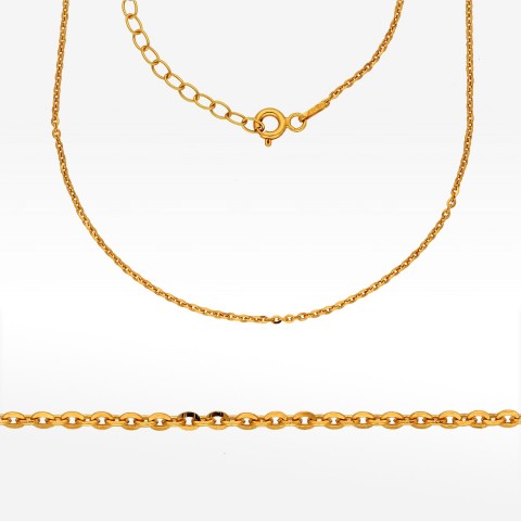 Łańcuszek ze złota ankier