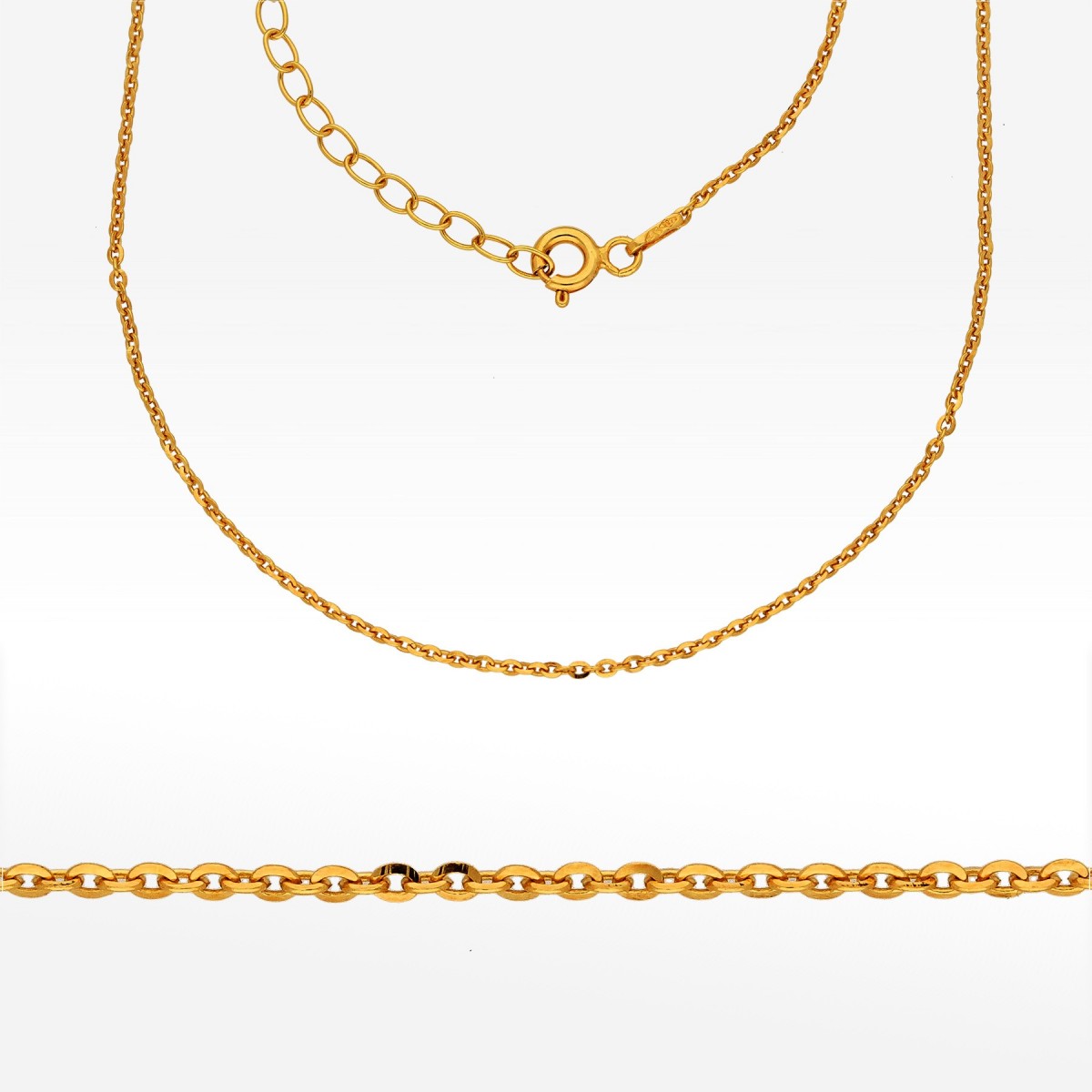 Łańcuszek ze złota ankier