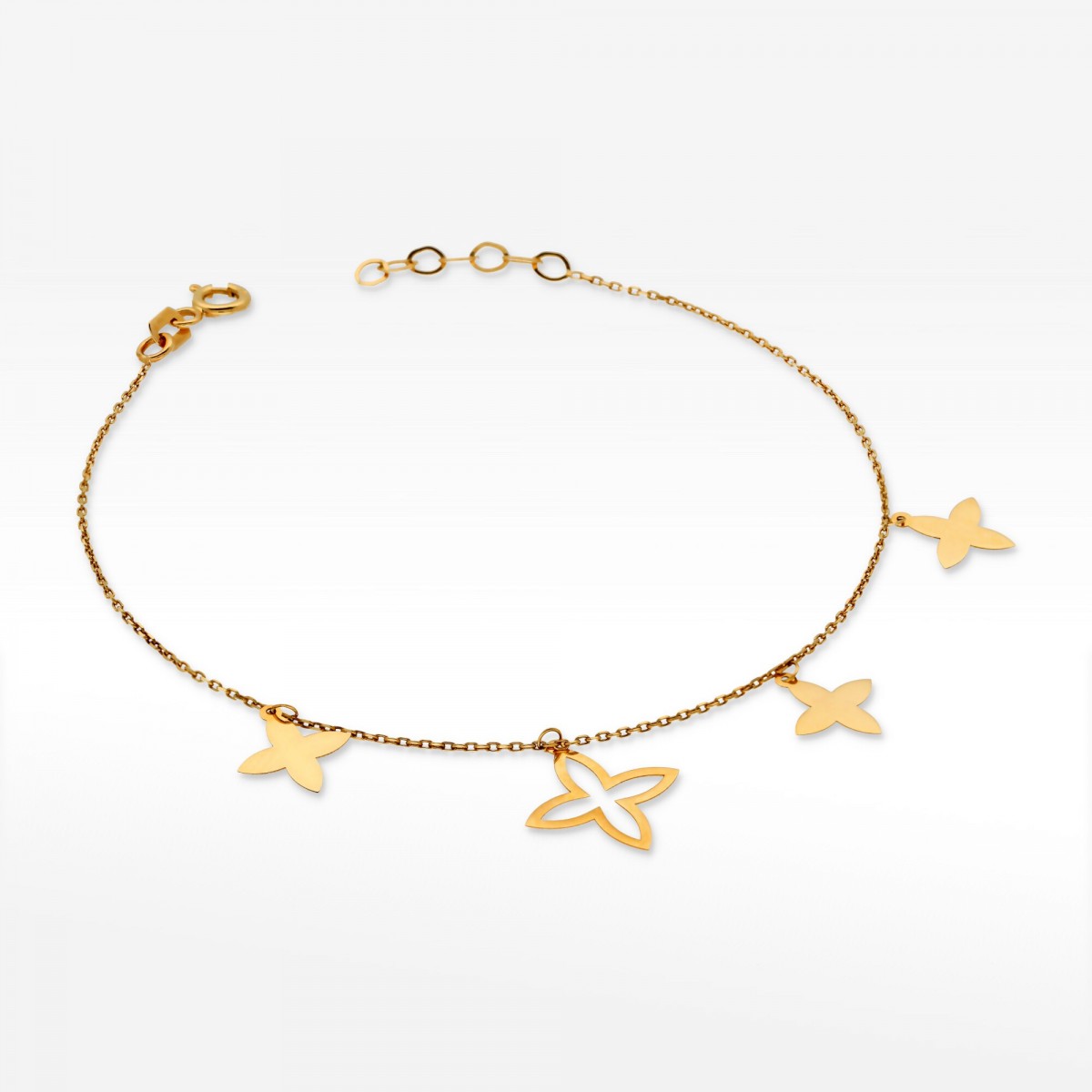 Elegancka złota bransoletka