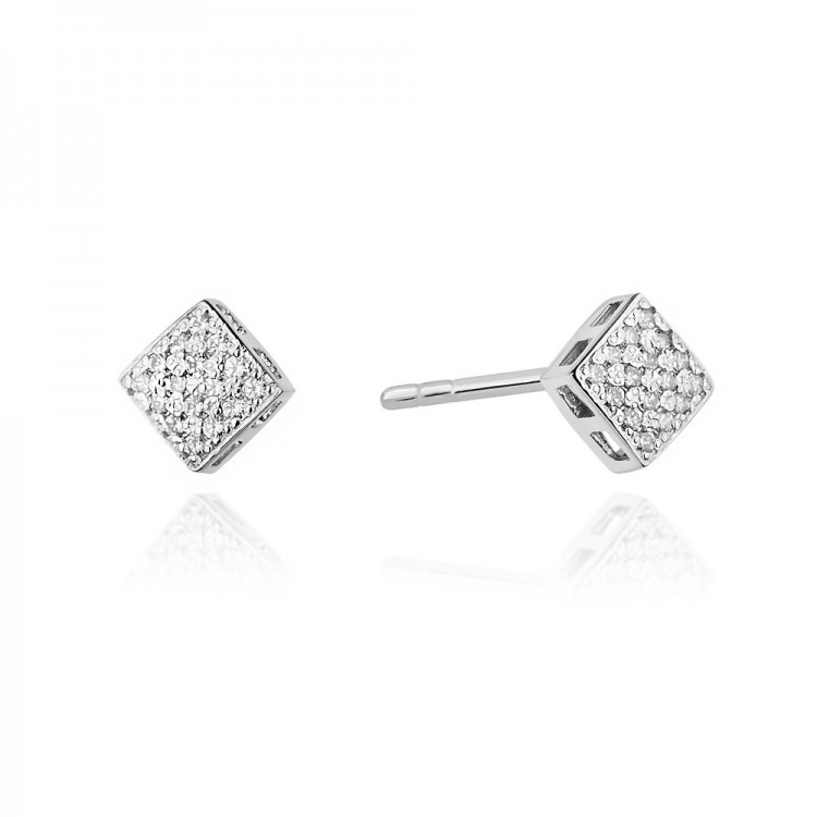 Kolczyki złote z diamentami