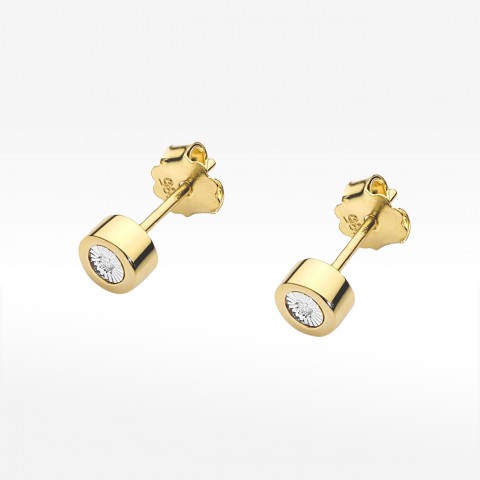 Kolczyki złote z diamentami