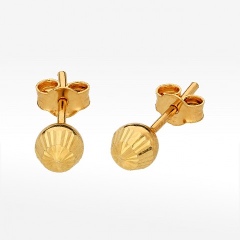 Kolczyki ze złota kulki