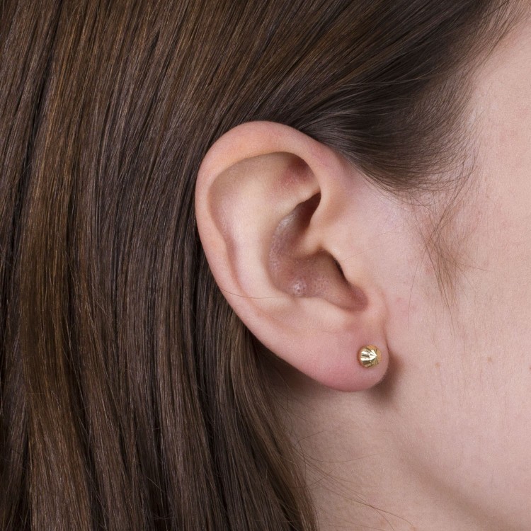 Kolczyki ze złota kulki