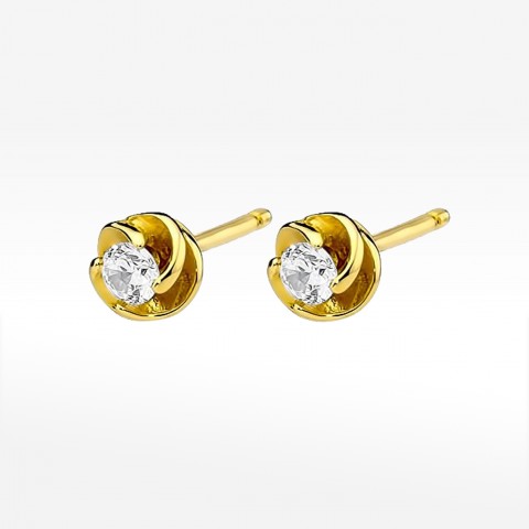 Kolczyki ze złota z diamentami