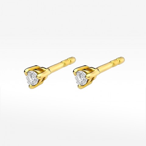 Kolczyki ze złota z diamentami