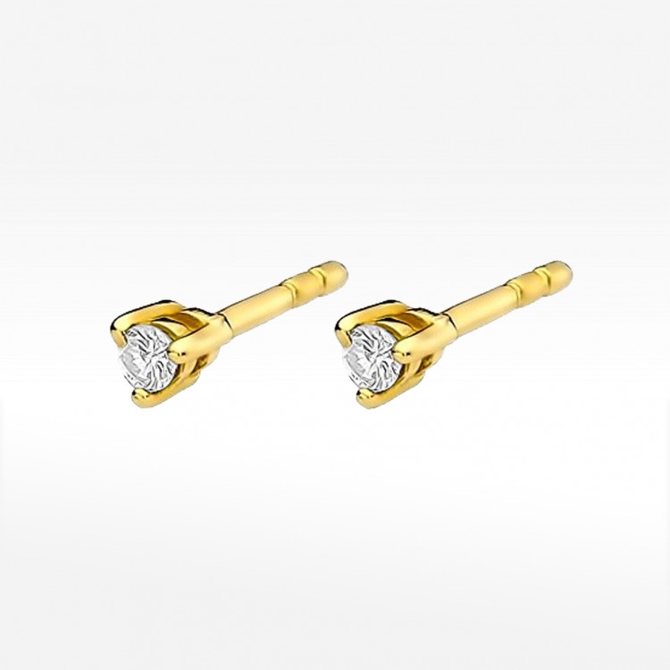 Kolczyki ze złota z diamentami