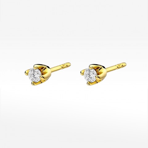 Kolczyki ze złota z diamentami
