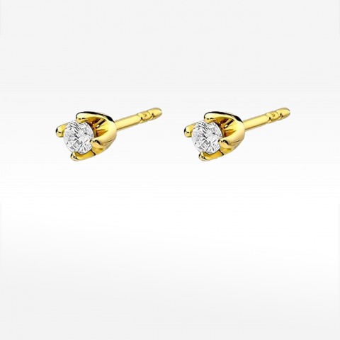 Kolczyki ze złota z diamentami