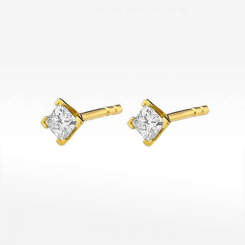 Kolczyki ze złota z diamentami