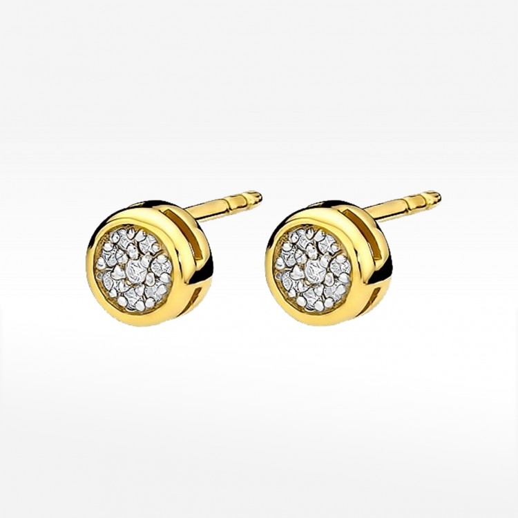 Kolczyki ze złota z diamentami