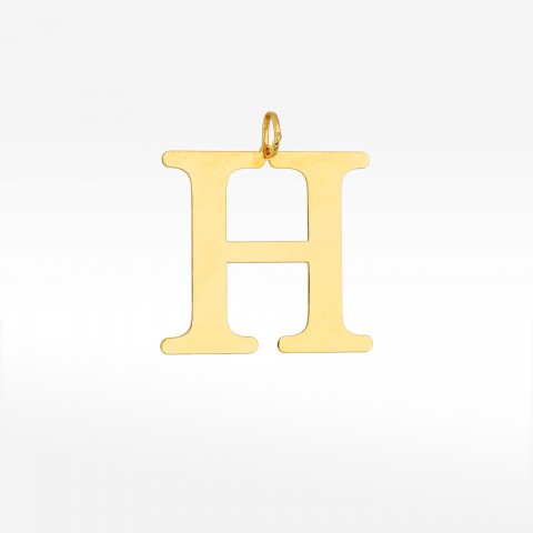 Zawieszka ze złota literka H