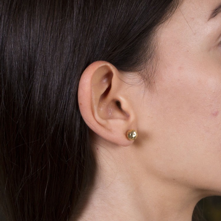 Kolczyki ze złota kulki