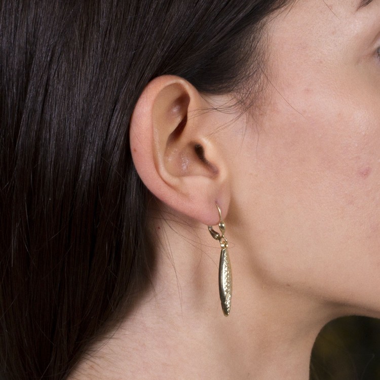 Kolczyki ze złota wiszące