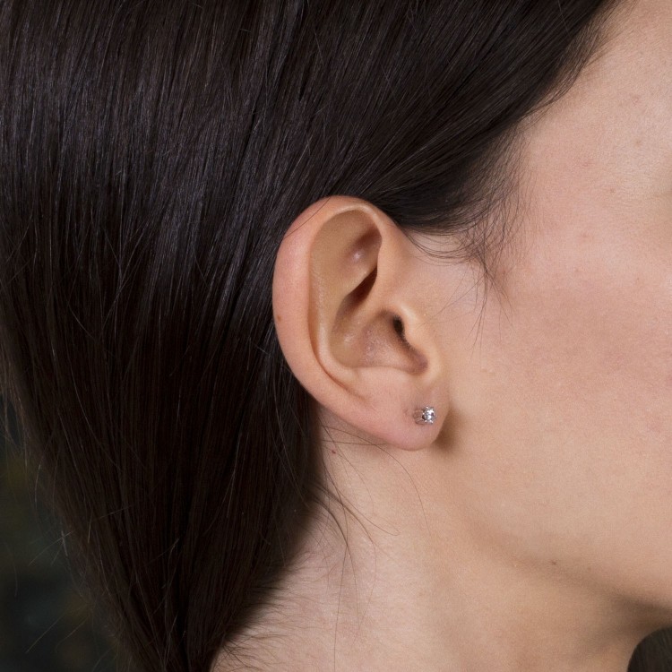 Kolczyki ze złota z cyrkonią