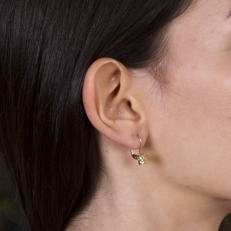 Kolczyki ze złota gwiazdki