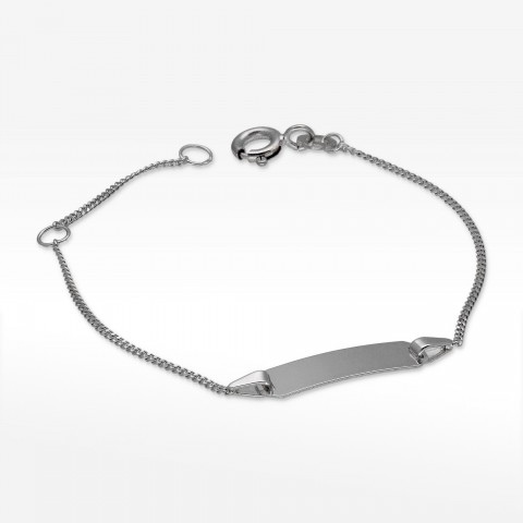 Bransoletka ze złota z blaszką 13.5mm