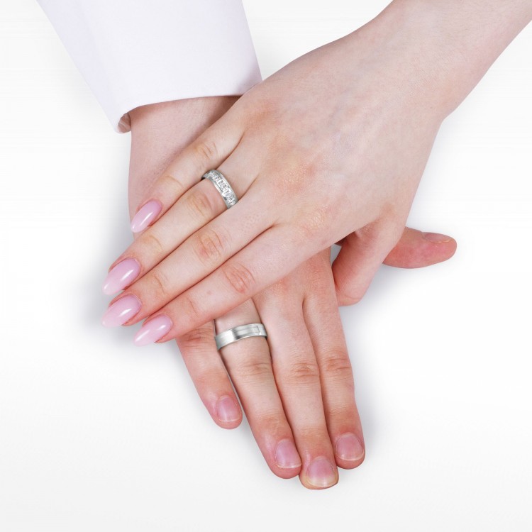 Obrączki ślubne z dwukolorowego złota 5.5mm