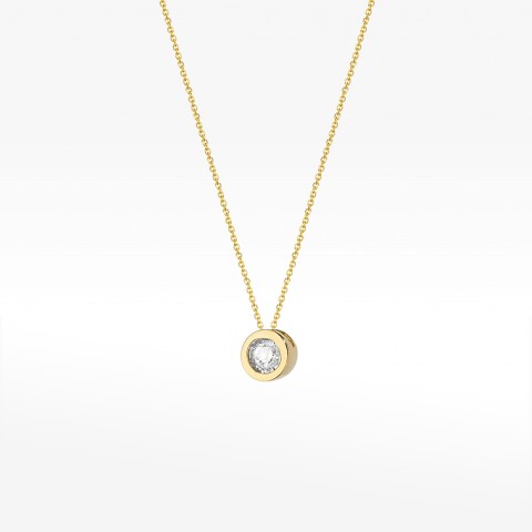 Złota celebrytka z diamentem