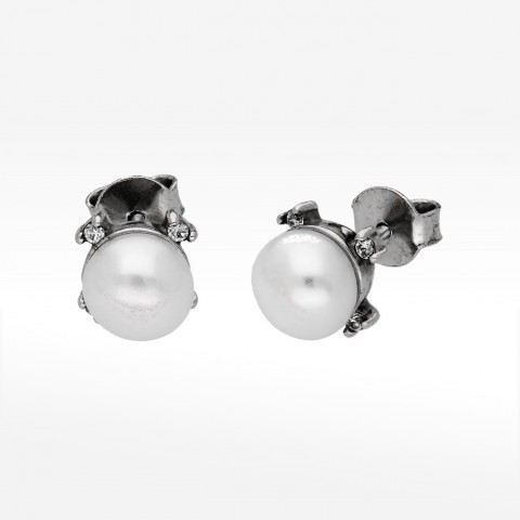 Kolczyki ze złota z perłą