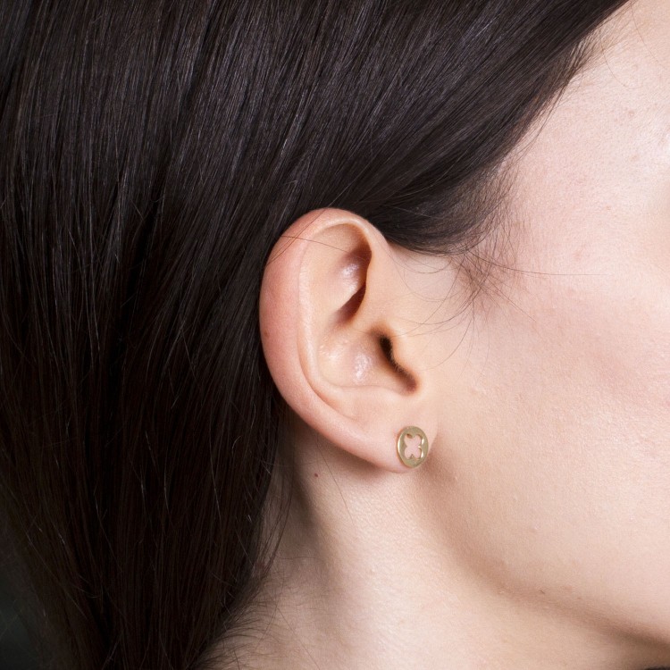 Kolczyki ze złota sztyfty