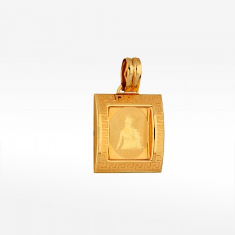 Zawieszka ze złota znak zodiaku panna