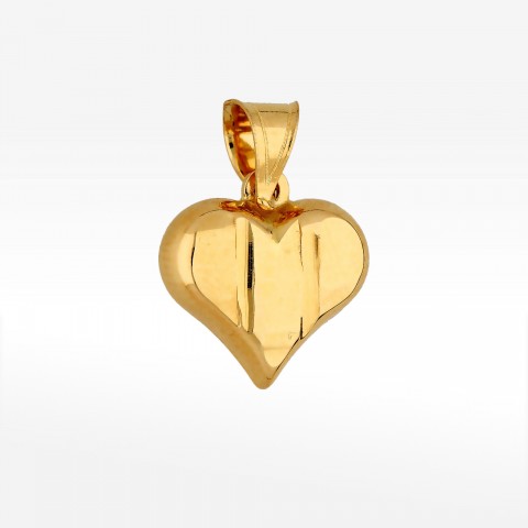 Zawieszka ze złota serce