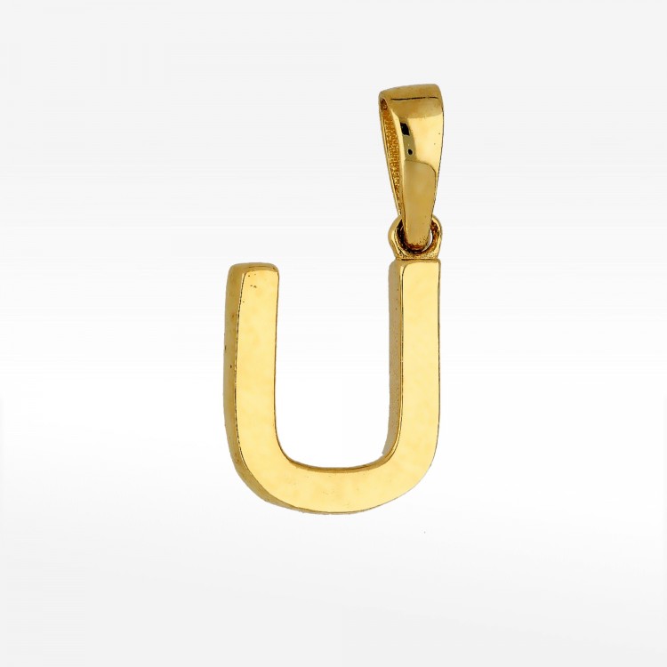 Zawieszka ze złota literka U