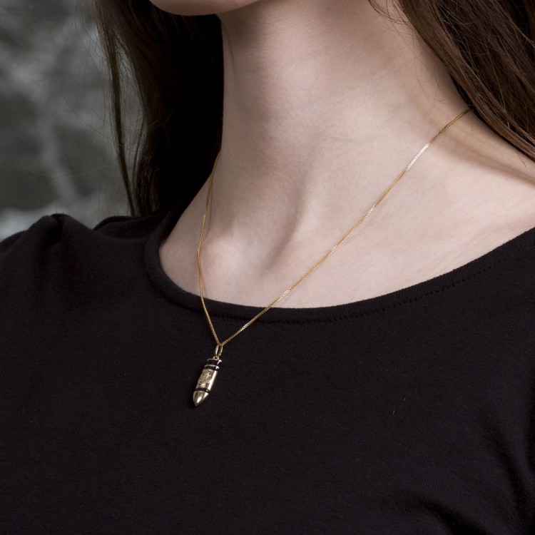 Zawieszka ze złota z kotwicą