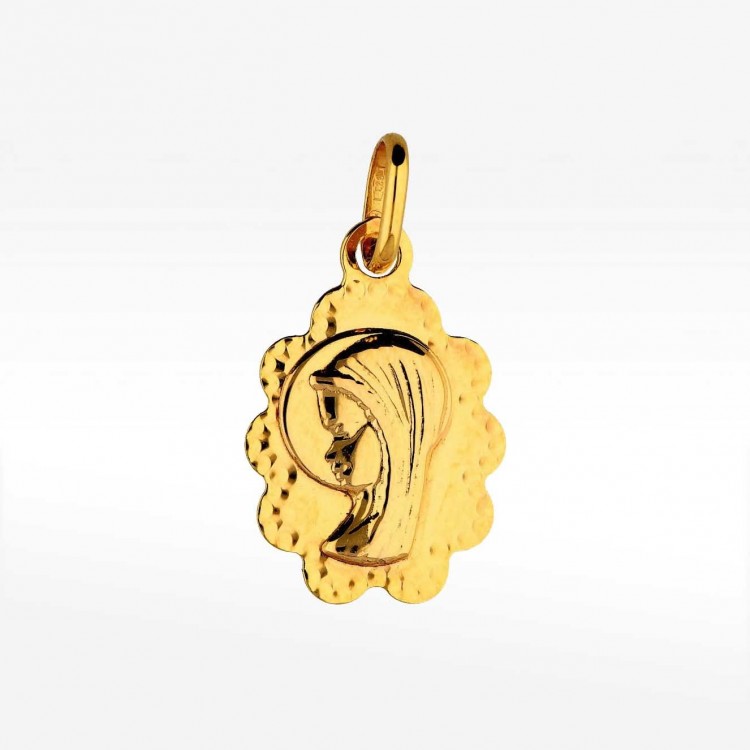 Zawieszka ze złota medalik