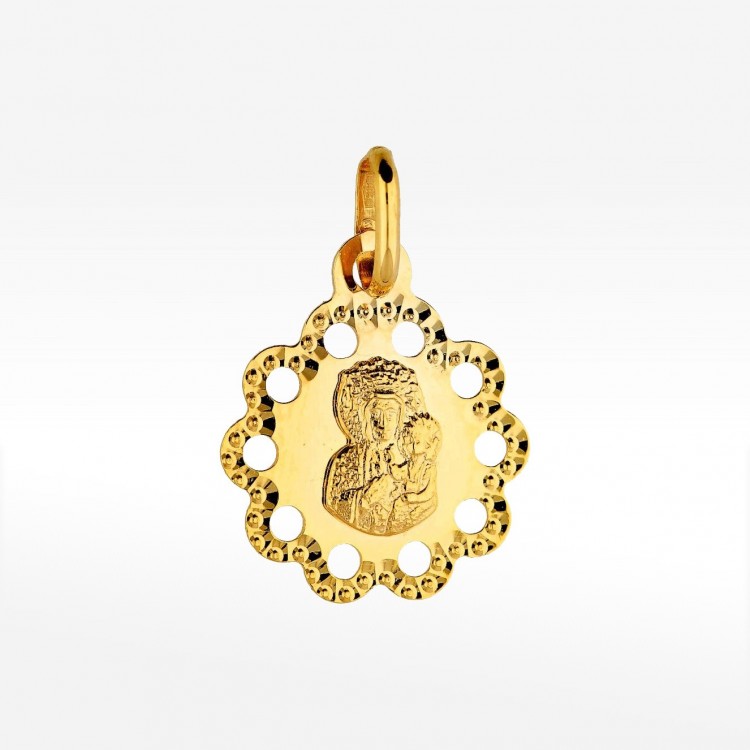 Zawieszka ze złota medalik