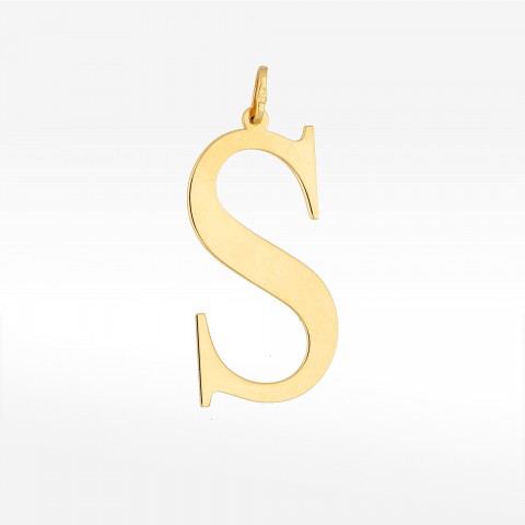 Zawieszka ze złota literka S