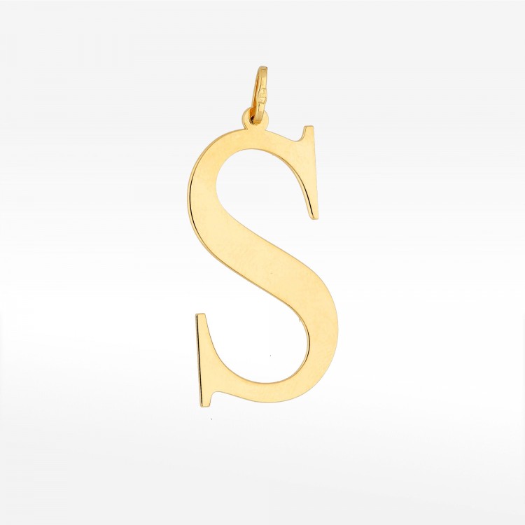 Zawieszka ze złota literka S